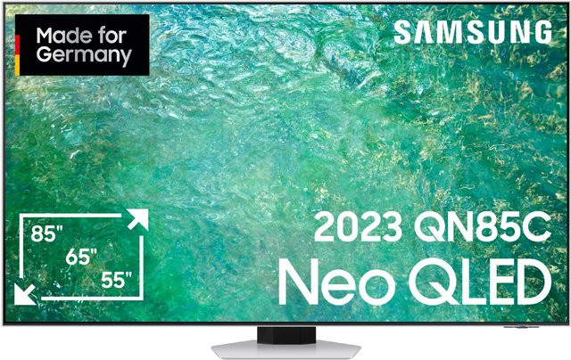 Samsung Neo QLED Smart-TV GQ75QN85CAT in Silber mit 75 Zoll, 4K Ultra HD, Mini-LED, 100 Hz und Sprachsteuerung - Bild 1