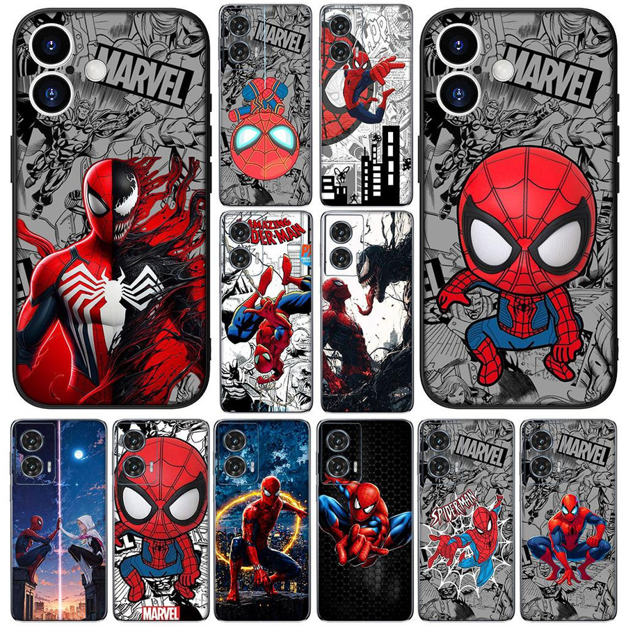 Spider Man Handyhülle für Xiaomi Redmi Note 13 14 Pro Plus 9T 14C 13C 9C NFC + Pro+ 5G 4G in Multicolour - Bild 2