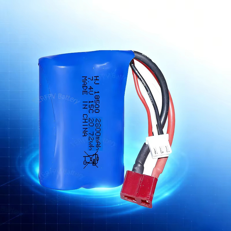 TERFPV Batterieladeset 18500 7,4 V 2800 mAh 15 C in Blau für ferngesteuerte Fahrzeuge und Hochgeschwindigkeitsautos - Bild 3