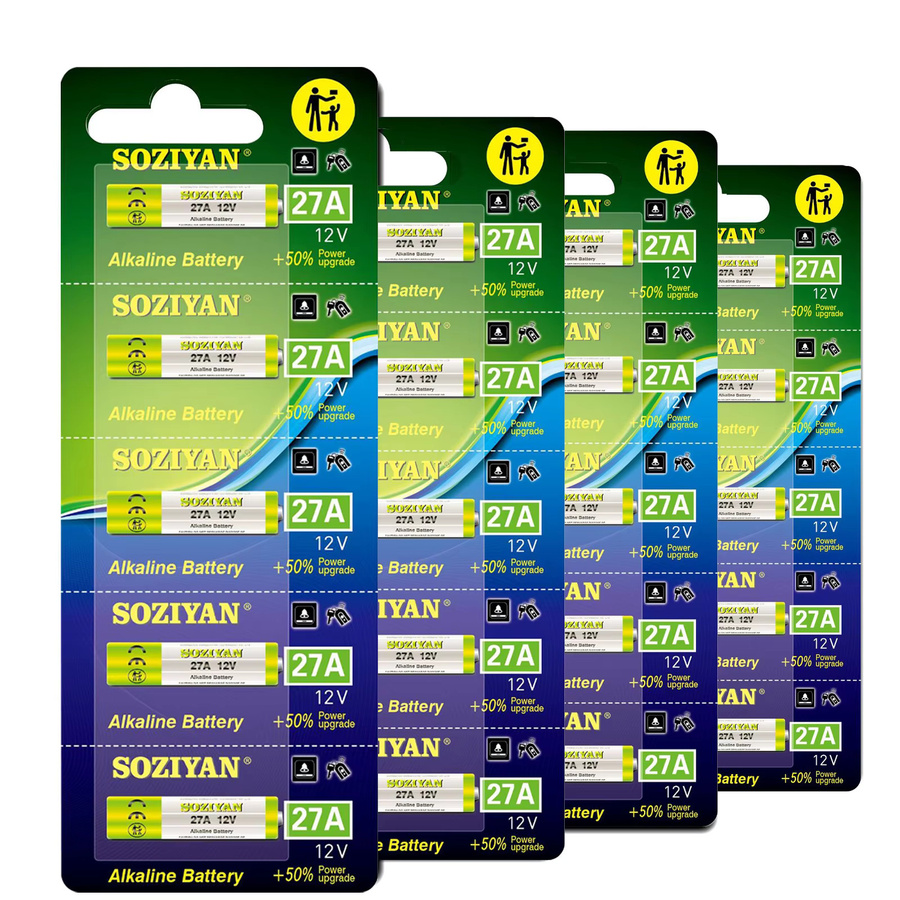 NDNNAS 27A 12V Alkaline-Batterie 35mAh Kompatibel mit MN27 MS27 A27 G27A Premium Knopfzellen - Bild 5