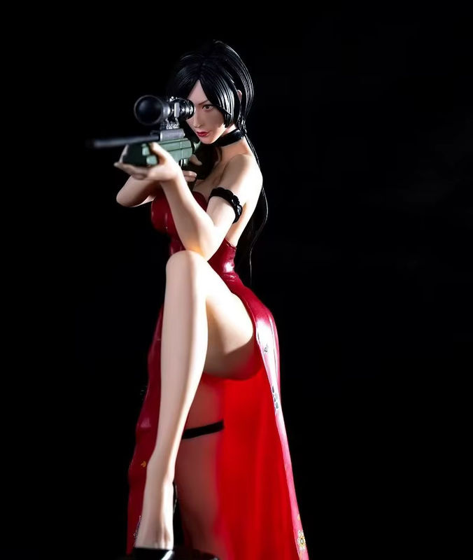 Bandai Resident Evil 4 Ada Wong Anime Figur als Sammlerstatue aus Kunstharz in Rot, Höhe: 34 cm - Bild 2