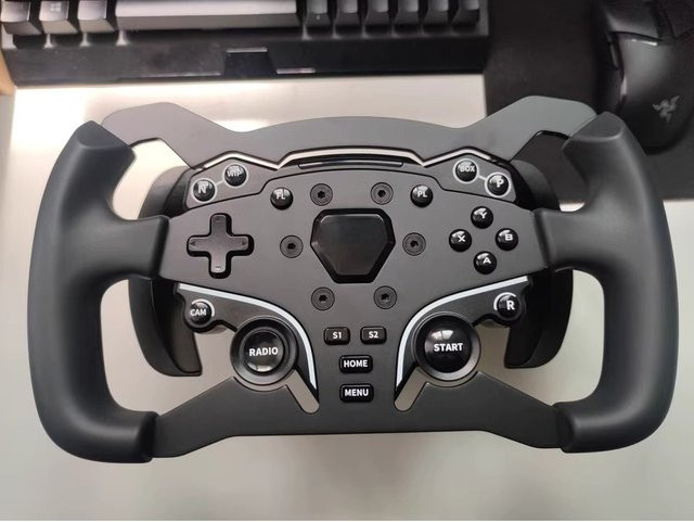 ES Formula Lenkrad Mod 280mm Ersatz für M*ZA Racing in Schwarz - Bild 1