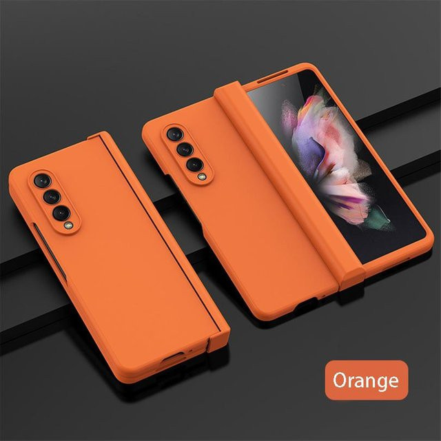 Yiran Stoßfeste und faltbare Schutzhülle für Samsung Galaxy Z Fold 5/4/3 in Schwarz - Bild 1