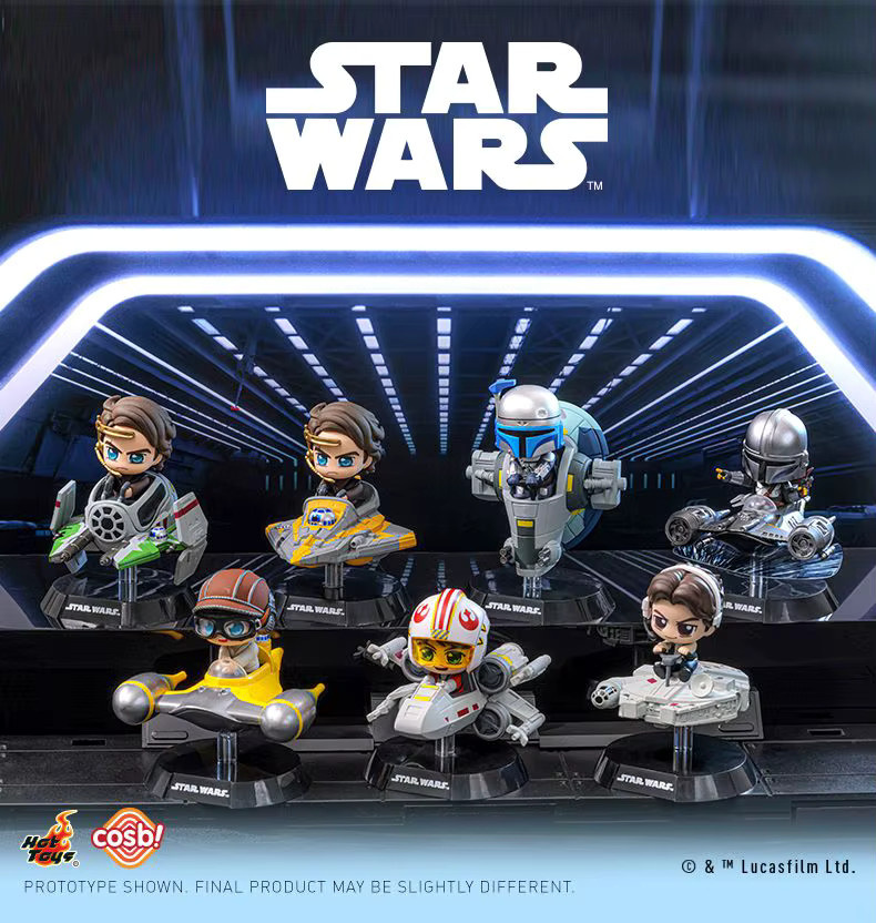Hot Toys Star Wars Darth Vader Boba Fett Cosbi Rider Series, Sammlerfiguren, Set / Bundle - Bild 3