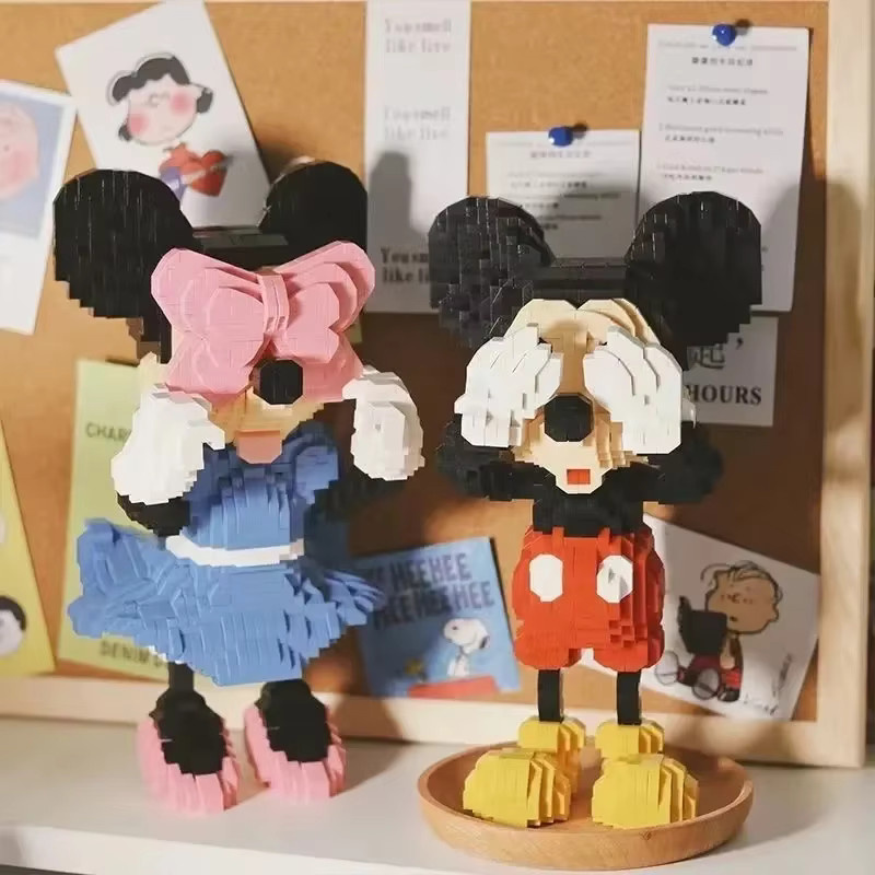 Potdemiel Disney Mickey und Minne Mikro Partikel Steine, Baustein Modell - Bild 3