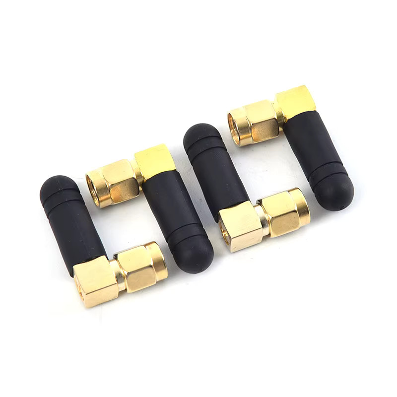 2er-Set Mini Gummi 3dBi 2,4 GHz WLAN Antenne mit SMA-Stecker für Router und Bluetooth-Module, Schwarz - Bild 2