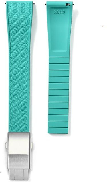 Gurtfreak Uhrenarmband Fluorkautschuk, Tropic, blue, 21mm, Unisex - Bild 1