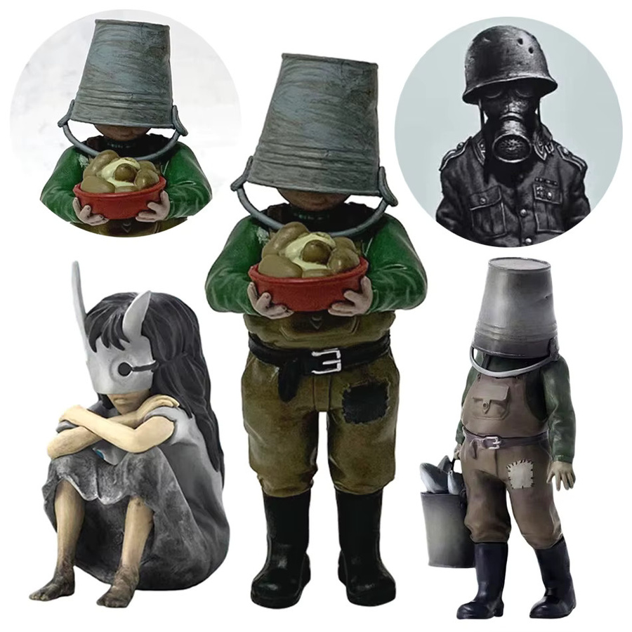 Bandai Reanimal Anime-Figur, Tier-Eisenfasskopf-Spiel-Figur, Einzelfigur, Kunststoff, Bunt / Mehrfarbig - Bild 2