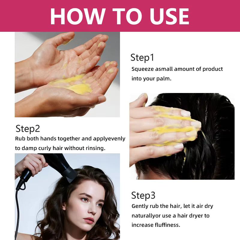 YUITIKUE Locken definierende Creme für lockiges Haar, 100 g - Bild 5