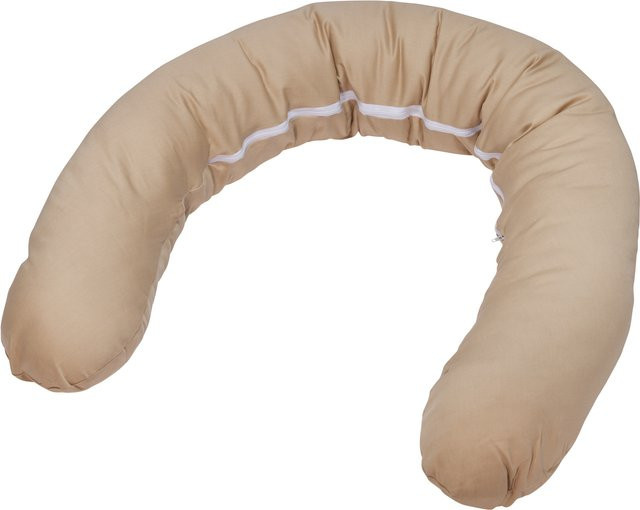 LUPILU Multifunktionskissen Bolster aus Baumwolle, Braun, B/H: 140 x 20 cm - Bild 1