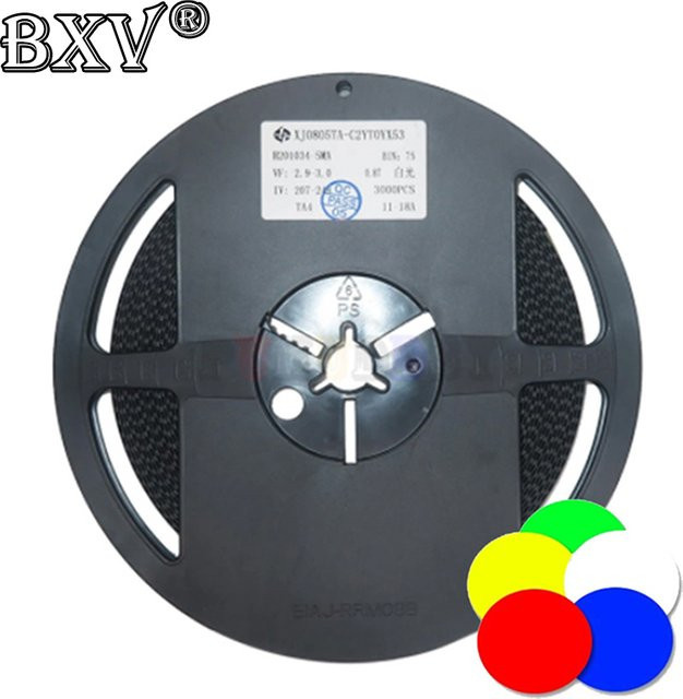 BXV SMD LED Dioden Set in den Bauformen 0402 0603 0805 1206 1210 in Rot und Multicolour - Bild 1