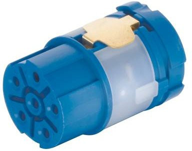 HARTING M23 Einsatz 09156063101 in Blau mit 6 Polen aus Kunststoff - Bild 1