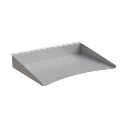 Ablageschale SOLUS PLAY für Container mit Auszug, DIN A4 quer, Farbe: Silber/Grau - Bild 2