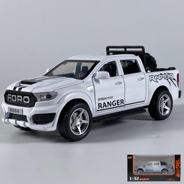 Linyi toy car Ford Raptor F350 Pickup LKW, Druckgussmodell, 1:32, mit Ton & Licht, ab 14 Jahren - Bild 1