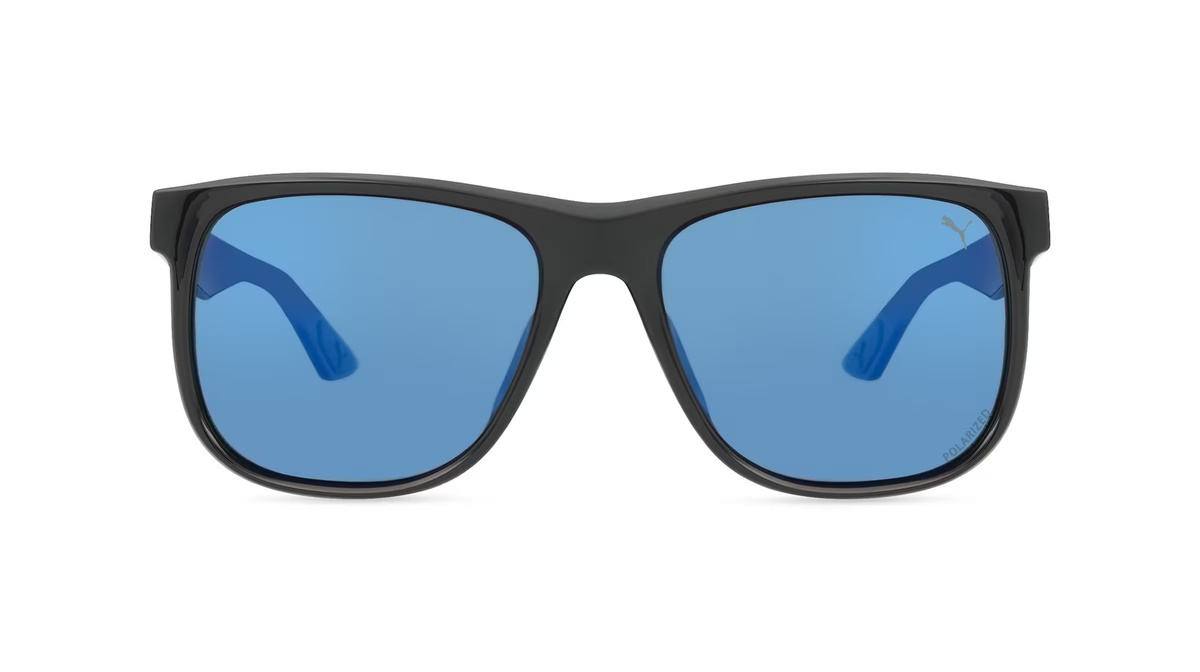 Puma PU0442S Sonnenbrille, Vollrand, Eckig, Kunststoff, Herren, schwarz - Bild 1