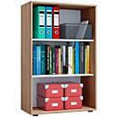 VCM Büroregal Lona Aktenregal aus Holz in Sonoma Eiche mit höhenverstellbaren Fachböden, B: 70 cm, T: 40 cm, H: 105 cm - Bild 3