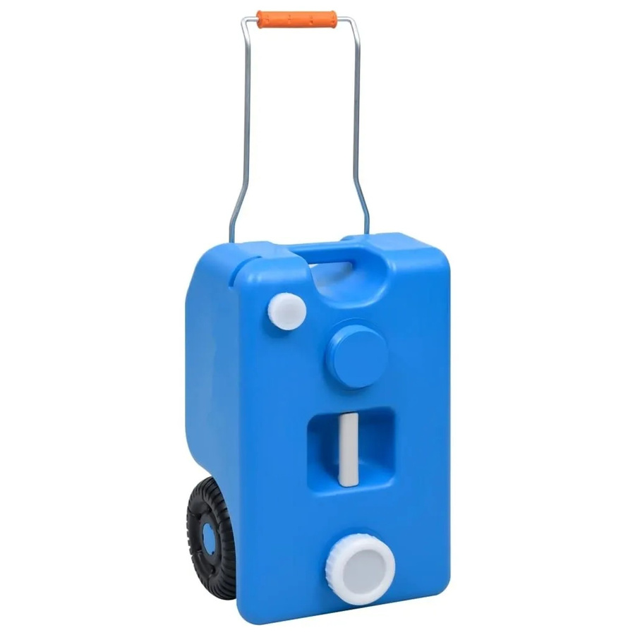 vidaXL Camping-Wassertank mit Rollen, 25 l, Blau, 30131 - Bild 2