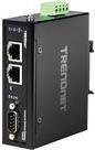 TRENDnet TI-M12 Industrielles Gateway mit 100Mb LAN, RS-232, RS-485, Modbus und RS-442 in Schwarz, Wand- oder DIN-Schienen-Montage - Bild 1