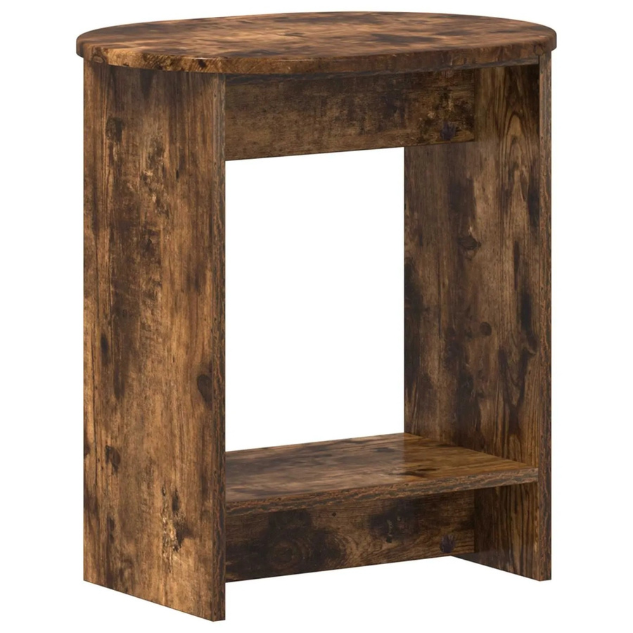 vidaXL Beistelltisch aus Holzwerkstoff in Geräuchert Eiche, Braun, B: 50 cm, T: 39,5 cm, H: 55 cm - Bild 2
