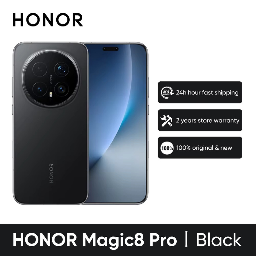Honor Magic 8 Pro 5G Smartphone mit Snapdragon 8 Elite Gen 5, 200MP Kamera, 6,71 Zoll OLED Display, 6270mAh Akku, 100W Schnellladen, NFC und eSIM, Schwarz - Bild 6