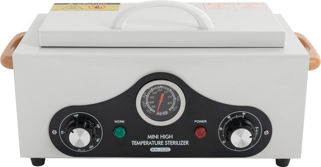 Sweetmile Hochtemperatur-Sterilisator aus Edelstahl in Weiß, 2,5 l, 300 W Desinfektionsgerät für Handtücher und Nagelwerkzeuge - Bild 1
