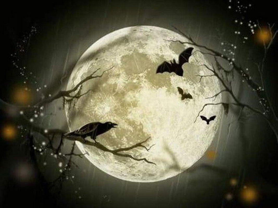 FIYO Diamond Painting Set Halloween Vollmond Motiv, Mehrfarbig, B/H: 30 x 30 cm - Bild 1