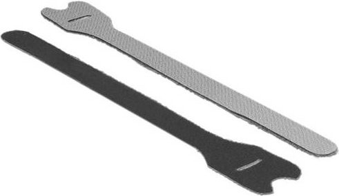 Delock Klettband Grau 10 Stück mit Maßen 240 mm x 13 mm - Bild 1