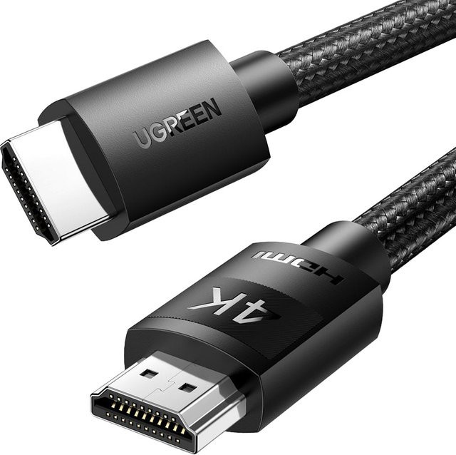 UGREEN HDMI auf HDMI Video-Kabel HD119, 4K, Schwarz, Länge: 3 m - Bild 1