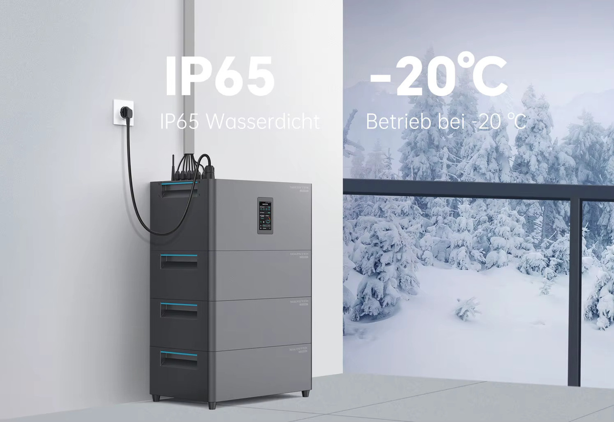 Marstek Solarspeicher Jupiter C+ 2560Wh Plug & Play Stromspeicher für Balkonkraftwerke und PV-Anlagen - Bild 5