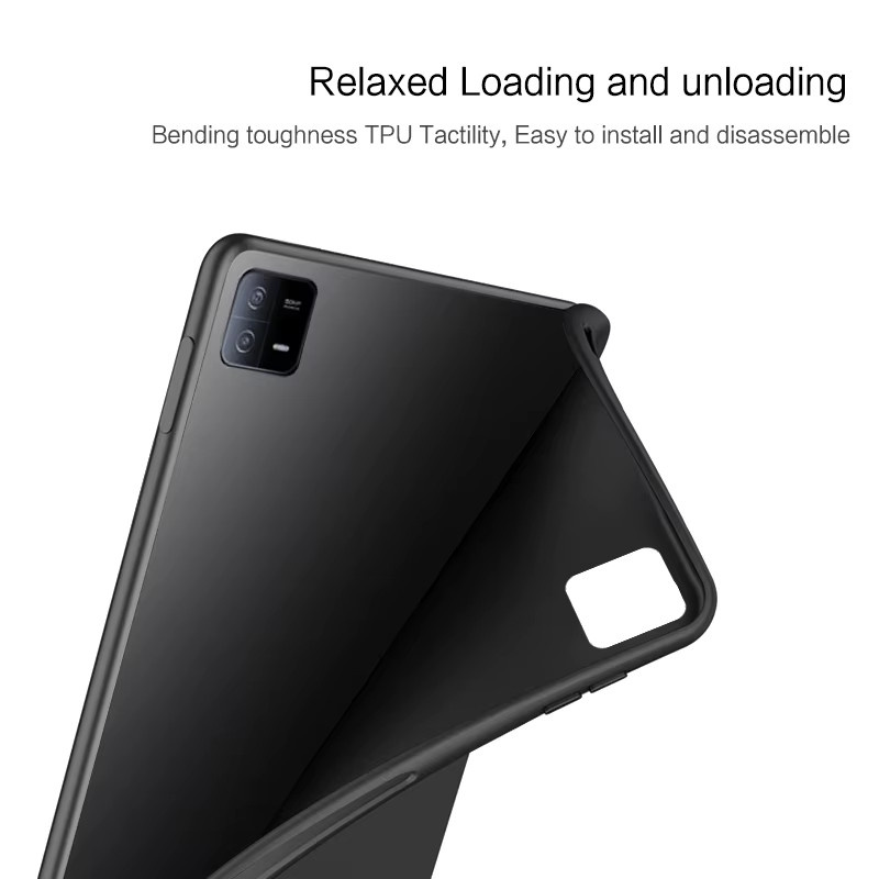 AJIUYU Silikon TPU Soft Case für Xiaomi Pad 6 Pro 11 Zoll in Schwarz - Bild 2
