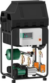 Wilo Regenwasser-Nutzungsanlage RainSystem AF150-2 Med. LSP204/EC Mehrstufige Kreiselpumpe, 0,55 kW, 230 V - Bild 1