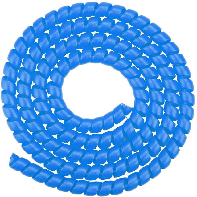 APWIKOGER Spiralkabel-Schutzhülle in Blau, 1,3 m verschleißfester Kabel-Organizer und Schlauchschutz für M365 PRO 2 - Bild 1