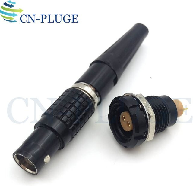 SZYingXian Luftfahrt Push-Pull Stecker EKG-Buchse aus Metall in Schwarz mit 2 bis 9 Polen - Bild 1