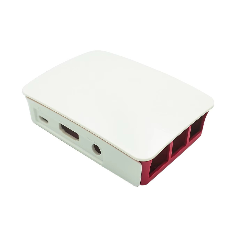 Raspberry Pi 3 und 4 Modell B ABS-Gehäuse in Weiß mit Lüfter und Kühlkörper - Bild 2