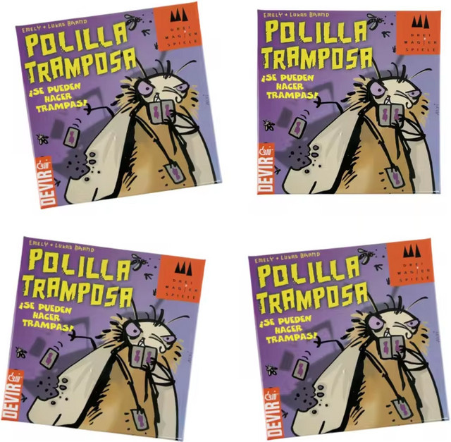 Devir-Game Polilla Tramposa, Spanisches Kartenspiel, Partyspiel, ab 14 Jahre - Bild 1