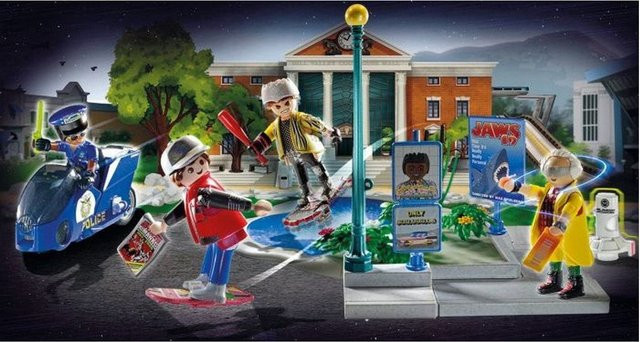 Playmobil Back to the Future Verfolgung mit Hoverboard - Bild 1