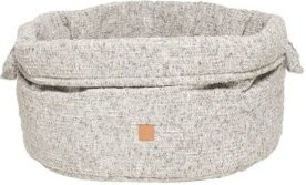 PET & Co. Hundekorb Louis aus Chenille in Grau, Durchmesser: 60 cm - Bild 1