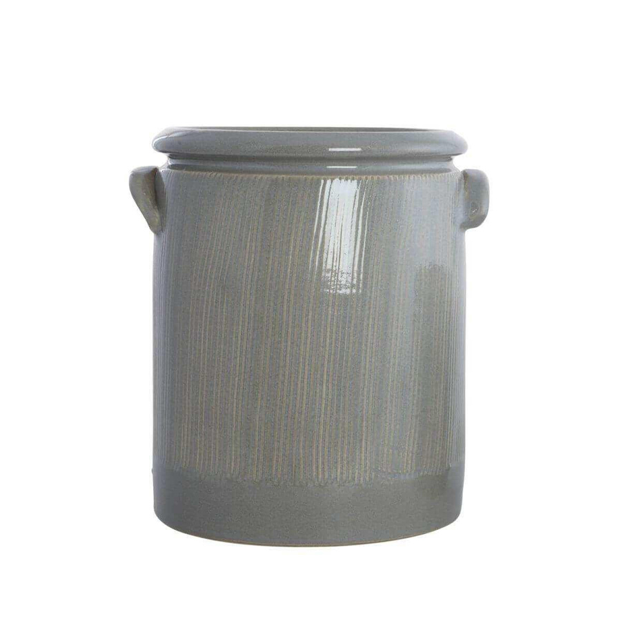 House Doctor Pottery Topf in Hellgrau mit Durchmesser 24 cm - Bild 1