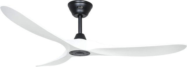 CASAFAN Energiespar Deckenventilator Eco Genuino mit Fernbedienung in Matt Schwarz und Matt Weiß, Durchmesser: 152 cm - Bild 1