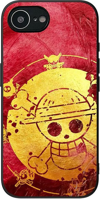 Handyhülle im One Piece Design für Samsung Galaxy S25 S24 S23 S22 S21 FE Plus Ultra A16 A15 A55 A57 5G in Rot - Bild 1