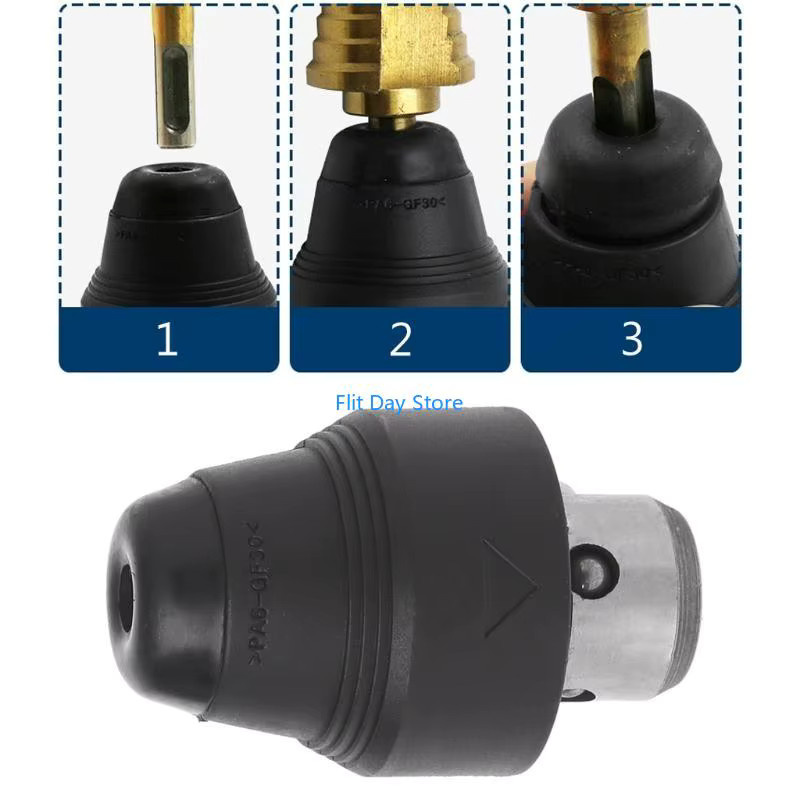 Bosch F92C Haltevorrichtung für Bohrfutter passend für GBH2-26DFR GBH2-28DFV und GBH4-32DFR in Schwarz - Bild 3