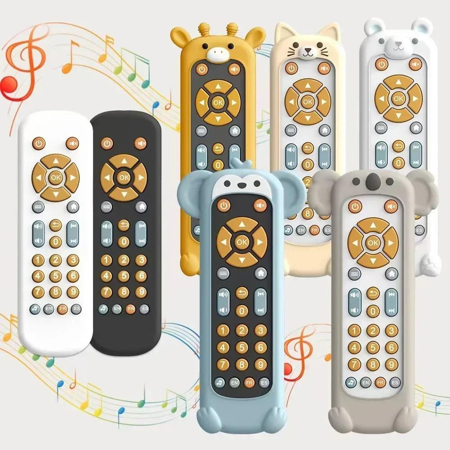 Yiran toy TV-Fernbedienung Musikalisches Spielzeug mit Musik & Licht rot - Bild 2