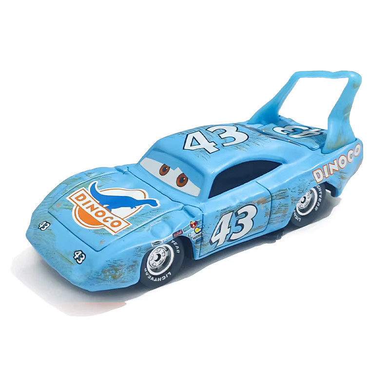 TAKARA TOMY Disney Cars Modell 43 Strip Weathers Dinoco Battle-Damaged Car, Metalldruckguss, 1:55 - Bild 2