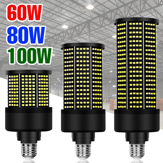 CanLing 100W LED Hochleistungs-Glühbirne E27 Maiskolben-Leuchte in Schwarz für Wohnzimmer und Home Office - Bild 1