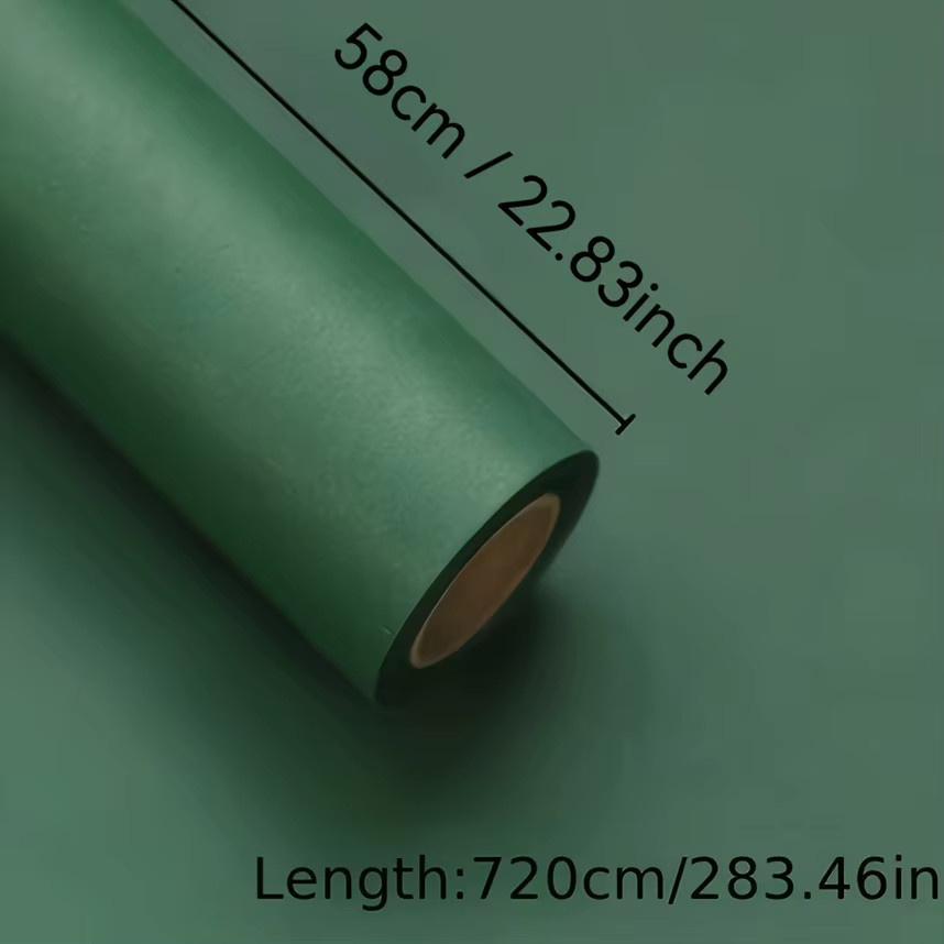 Grünes Bastelpapier als Rolle für Kunst, Verpackungen und Blumensträuße, mattes Kraftpapier - Bild 2