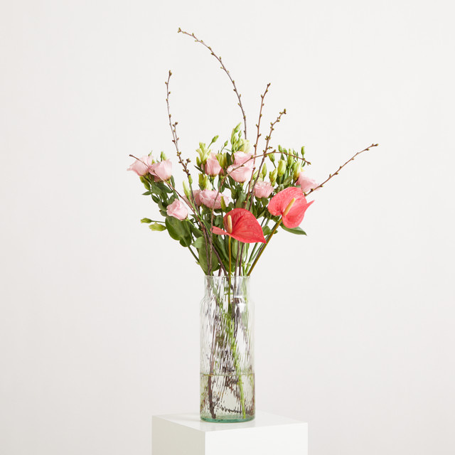 Lieblingsvase Einzelstiel von Blume2000, Glas, transparent, Höhe: 31,0 cm, Breite: 12,0 cm, Tiefe: 12,0 cm - Bild 1
