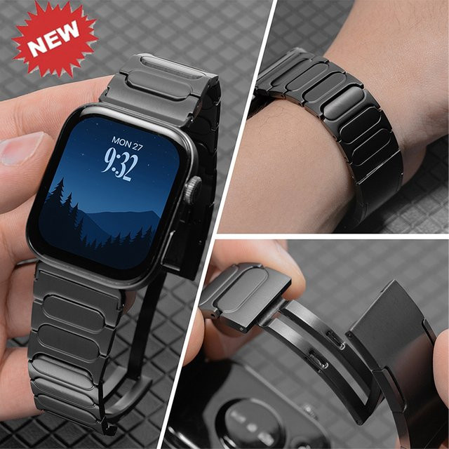 OAKCHARM Uhrenarmband Titan, für Huawei Watch Fit 4 pro/4/3, Unisex - Bild 1