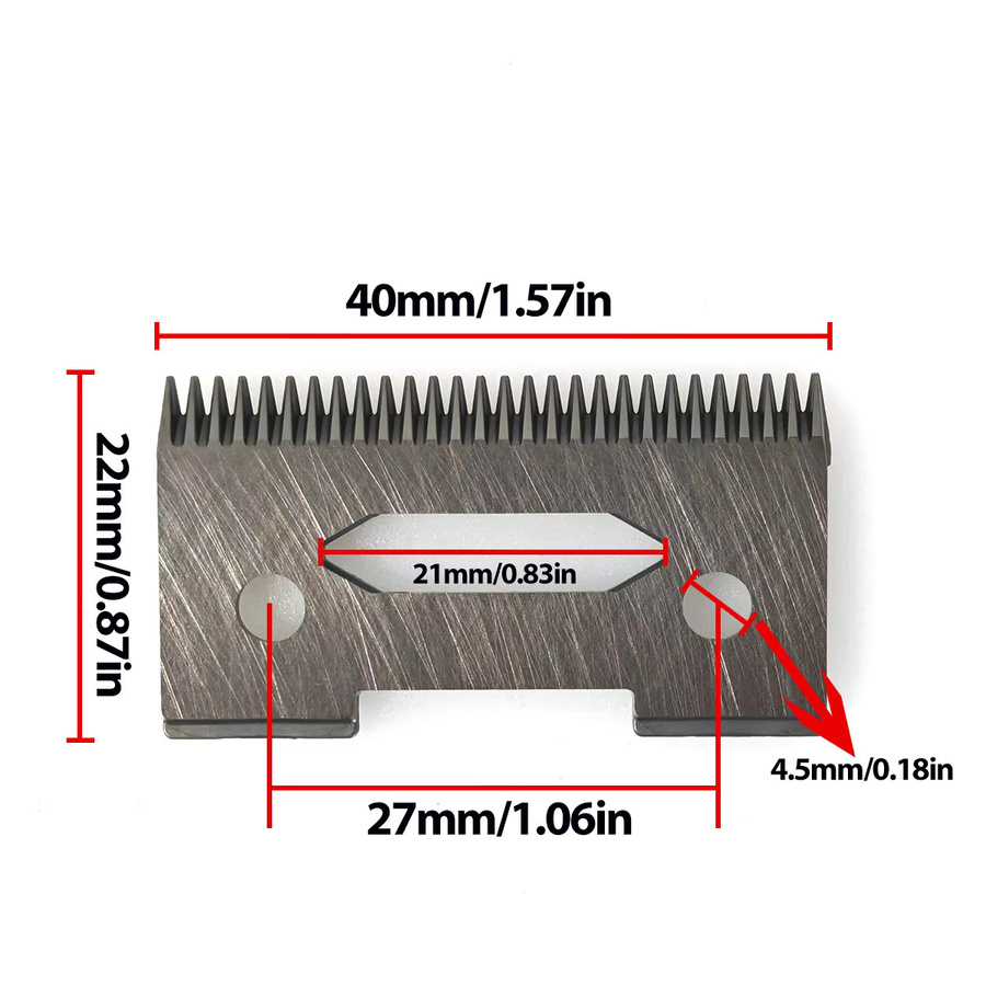 VGR Original Blade Ersatz-Schneidkopf für professionelle Haarschneidemaschinen V003 285 640 270 - Bild 2