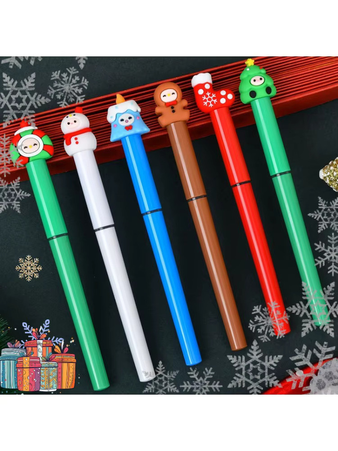TWBEB Cartoon Rollerball Stifte Set, 6 Stück, schnelltrocknende Tintenstifte in Mehrfarbig, ideal für Studenten und Lehrer - Bild 5