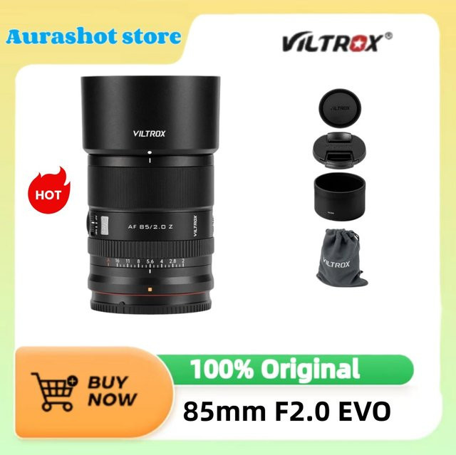 Viltrox AF 85mm F2.0 EVO Vollformat-Objektiv für Nikon Z-Mount, Schwarz - Bild 1
